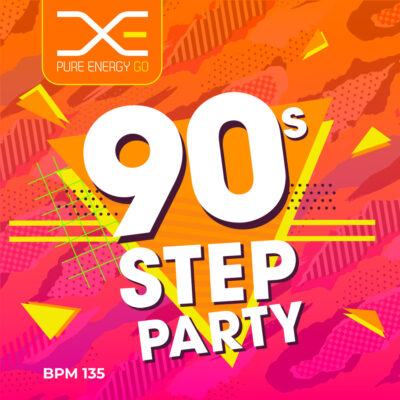 90s step party fitness workout