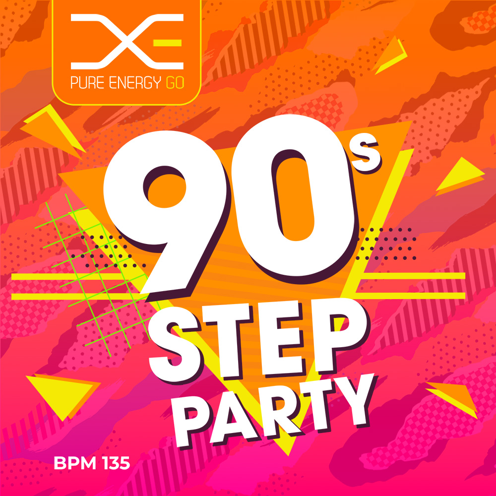 90s step party fitness workout